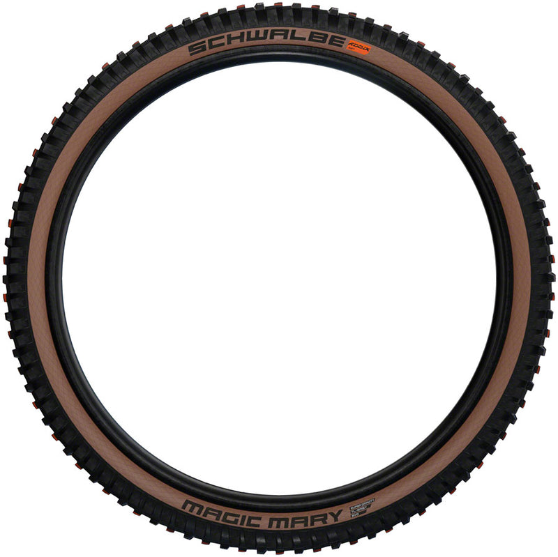 Load image into Gallery viewer, Schwalbe Magic Mary Tire - 29 x 2.4 Tubeless Folding Black/Bronze Evolution Line
