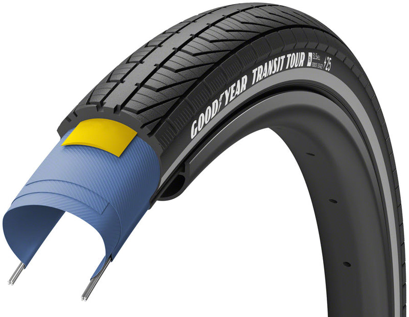 Load image into Gallery viewer, Goodyear-Transit-Tour-Tire-700c-35-mm-Wire_TIRE2483
