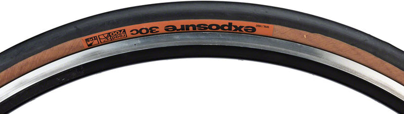 Load image into Gallery viewer, WTB Exposure Tire 700 x 30 TCS Tubeless Folding Black/Tan Road Bike
