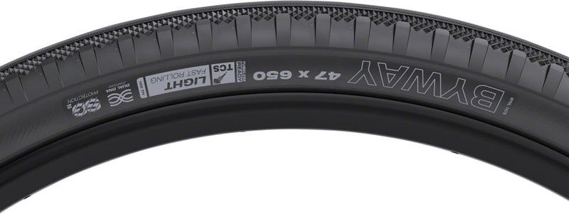 Load image into Gallery viewer, WTB Byway Tire TCS Tubeless Folding Black Light Fast Rolling SG2 650 x 47
