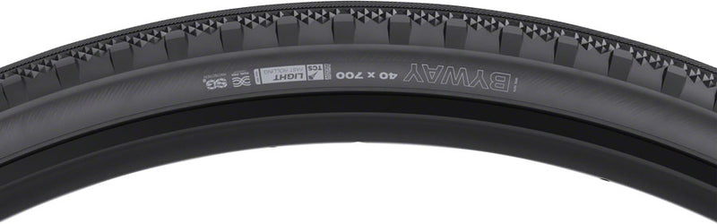 Load image into Gallery viewer, WTB Byway Tire TCS Tubeless Folding Black Light Fast Rolling SG2 700 x 40
