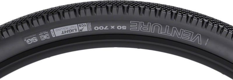 Load image into Gallery viewer, WTB Venture Tire TCS Tubeless Folding Black Light Fast Rolling SG2 700 x 50
