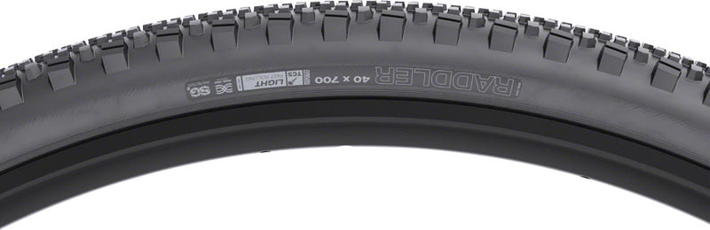Load image into Gallery viewer, WTB Raddler Tire 700 x 40 TCS Tubeless Folding Black Light Fast Rolling SG2
