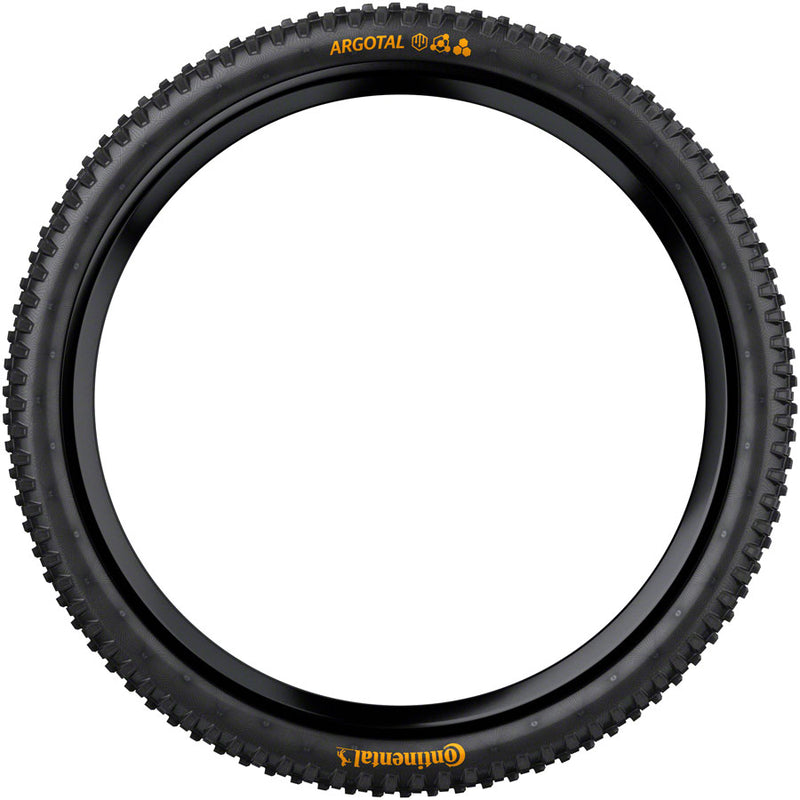 Load image into Gallery viewer, Continental Argotal Tire - 27.5 x 2.40, Tubeless, Folding, Black, Super Soft, Downhill Casing, E25
