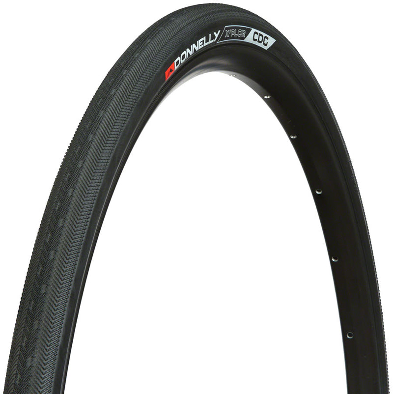 Load image into Gallery viewer, Donnelly Sports X&#39;Plor CDG Tire 700 x 30 Tubeless Folding Black Road
