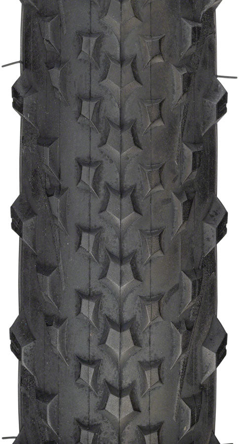 CST Fringe Tire 24 x 2.8 Clincher Wire Black Reflective BMX Bike