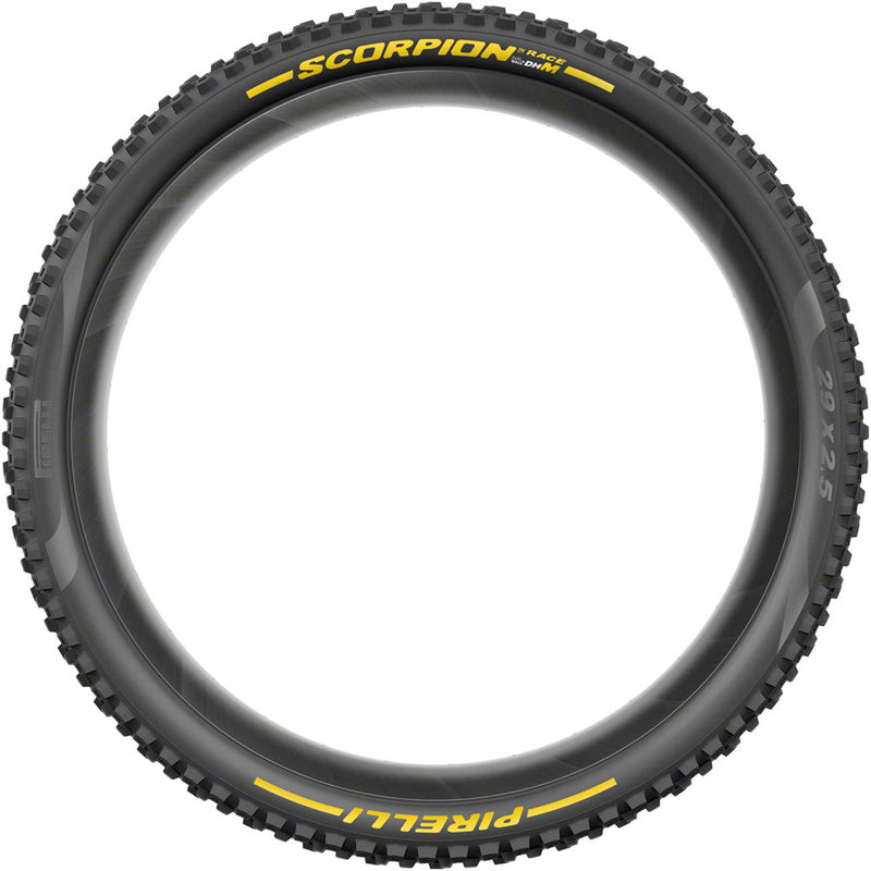 Load image into Gallery viewer, Pack of 2 Pirelli Scorpion Race DH M Tire - 29 x 2.5, Clincher, Wire, Yellow Label, DualWALL+, SmartEVO DH
