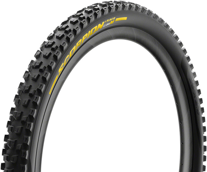 Load image into Gallery viewer, Pack of 2 Pirelli Scorpion Race DH M Tire - 29 x 2.5, Clincher, Wire, Yellow Label, DualWALL+, SmartEVO DH
