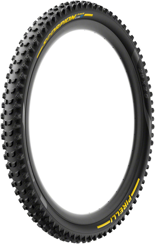Pack of 2 Pirelli Scorpion Race DH S Tire - 29 x 2.5, Clincher, Wire, Yellow Label, DualWALL+, SmartEVO DH