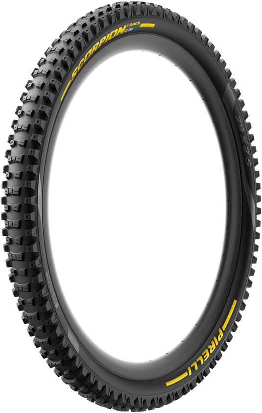Pack of 2 Pirelli Scorpion Race DH T Tire - 29 x 2.5, Clincher, Wire, Yellow Label, DualWALL+, SmartEVO DH