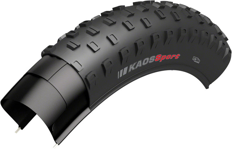 Load image into Gallery viewer, Pack of 2 Kenda Kaos Sport Tire 20 x 2.8 Clincher Wire Black 35tpi
