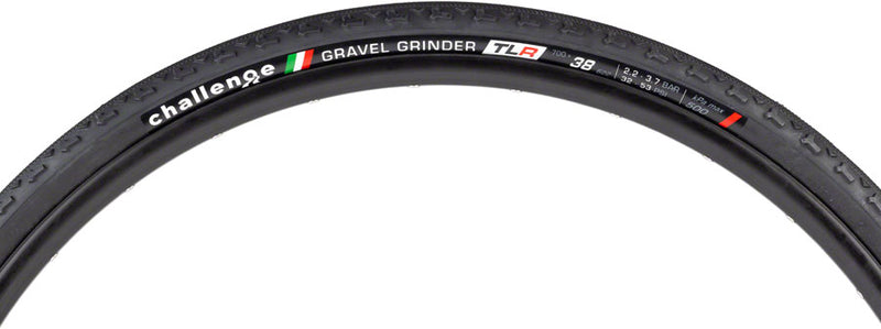 Load image into Gallery viewer, Challenge Gravel Grinder Race Tire 700 x 38 Tubeless Folding Black Road Bike
