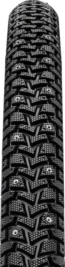 Pack of 2 Continental Contact Spike Tire - 700 x 32, Clincher, Wire, Black/Reflex, 120 Studs, SafetySystem Breaker, E25