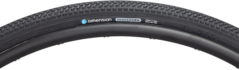 Load image into Gallery viewer, MSW Shakedown Tire 700 x 38 Wirebead Black Reflective Road Bike Touring Hybrid
