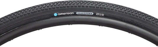 MSW Shakedown Tire 700 x 38 Wirebead Black Reflective Road Bike Touring Hybrid
