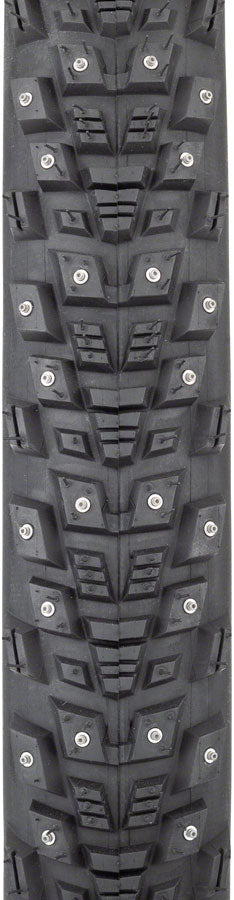 Load image into Gallery viewer, 45NRTH Kahva Tire 29x2.25 Tubeless Folding Blk 60tpi 252 Concave Carbide Studs
