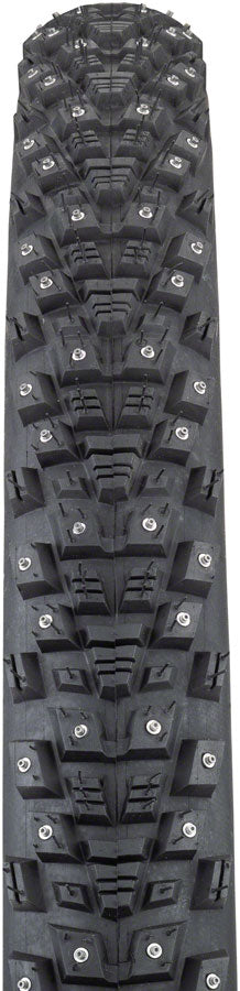 45NRTH Kahva Tire 29x2.25 Tubeless Folding Blk 60tpi 252 Concave Carbide Studs