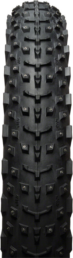 45NRTH Dillinger 4 Tire 26x4 Tubeless Blk 120tpi 240 Concave Carbide alloy Studs