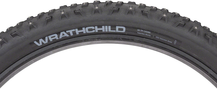 45NRTH Wrathchild Tire 29x2.6 Tubeless Folding Blk 60tpi 252 Concave Carbide