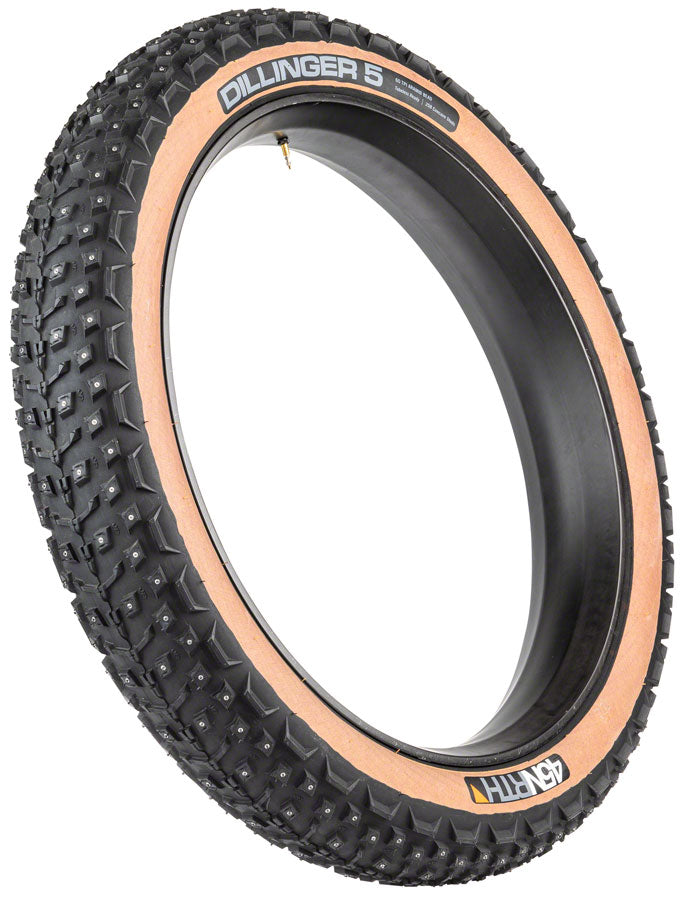 Load image into Gallery viewer, 45NRTH Dillinger 5 Tire 27.5 x 4.5 Tubeless Folding Tan 60tpi 252 Concave
