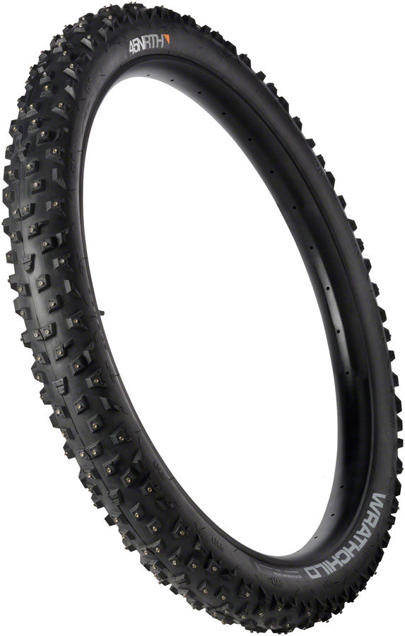 Load image into Gallery viewer, 45NRTH Wrathchild Tire 27.5x3 Tubeless Folding Blk 120tpi 252 XL Concave Carbid
