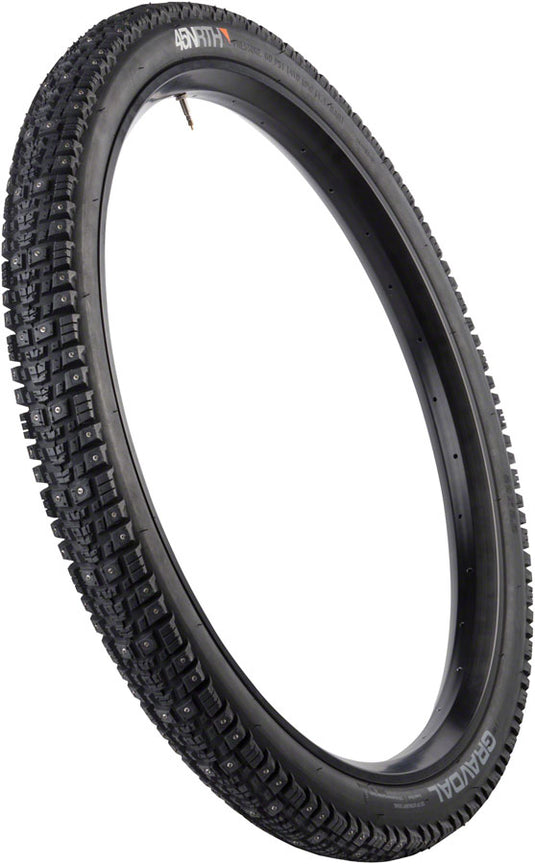 45NRTH Gravdal Tire 26 x 2 Clincher Steel Black 33tpi 216 Carbide Steel Studs