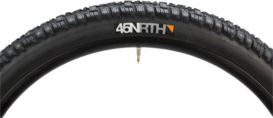 Pack of 2 45NRTH Gravdal Tire 26 x 2 Clincher Steel Black 33tpi 216 Carbide Steel Studs