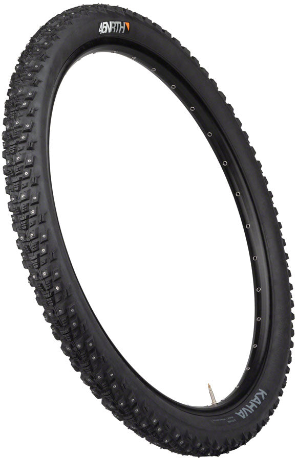Load image into Gallery viewer, 45NRTH Kahva Tire 27.5 x 2.1 Clincher Steel Black 33tpi 240 Carbide Steel Studs
