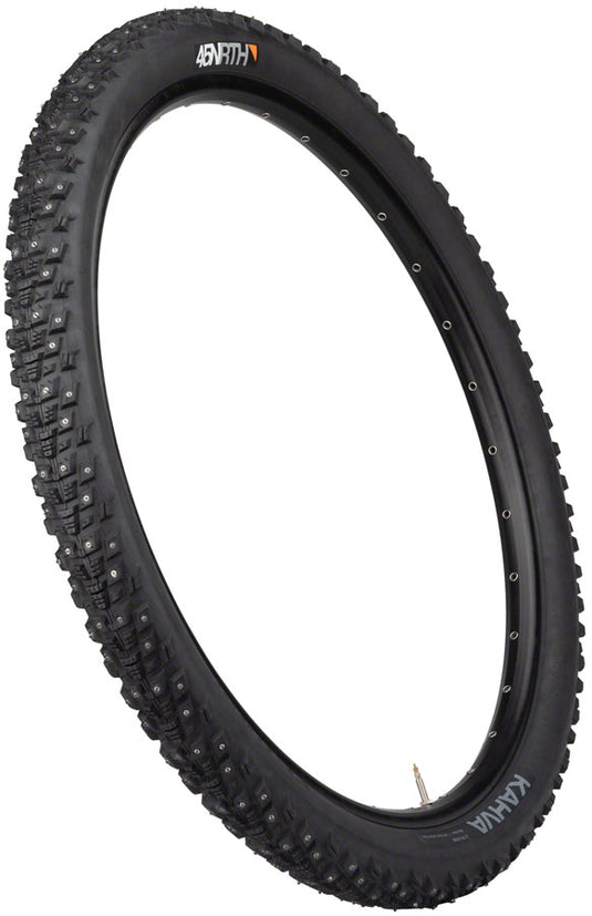 Pack of 2 45NRTH Kahva Tire 27.5 x 2.1 Clincher Steel Black 33tpi 240 Carbide Steel Studs