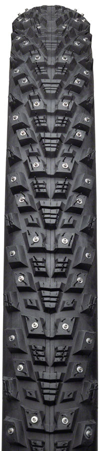 Load image into Gallery viewer, 45NRTH Kahva Tire 27.5 x 2.1 Clincher Steel Black 33tpi 240 Carbide Steel Studs
