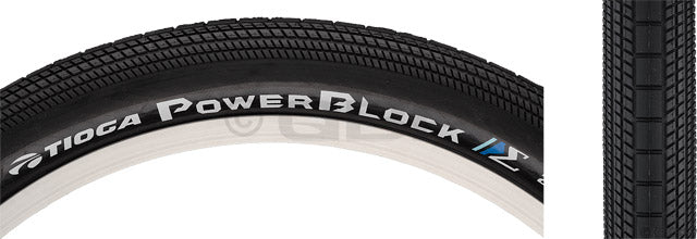 Load image into Gallery viewer, Pack of 2 Tioga PowerBlock Tire 20 x 1.95 Clincher Wire Black 60tpi
