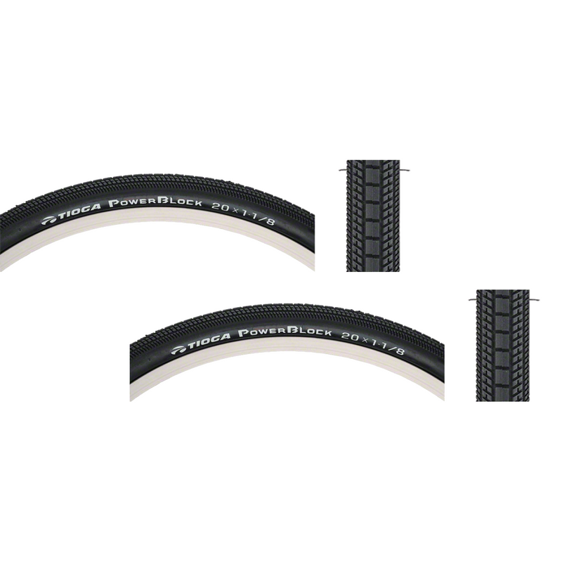 Load image into Gallery viewer, Tioga-PowerBlock-Tire-20-in-1-1-08-Wire-TR4710PO2-Wire-Bead-Tires
