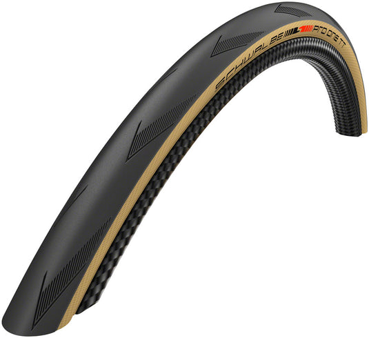 Pack of 2 Schwalbe Pro One TT Tire 700 x 28 Tubeless Folding Black/Tan