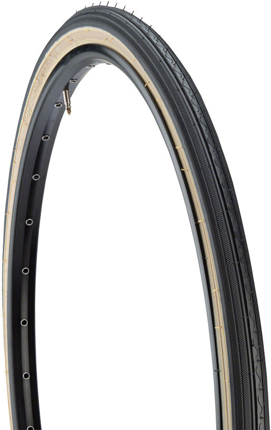 Pack of 2 Kenda Street K40 Tire 26 x 13/8 Clincher Wire Black/Tan 30tpi