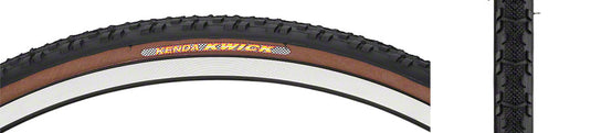 Pack of 2 Kenda Kwick Tire 700 x 30 Clincher Wire Black/Mocha 60tpi