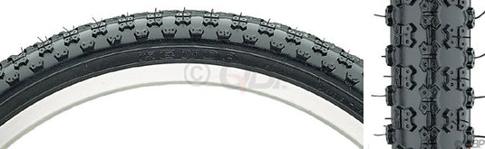 Pack of 2 Kenda K50 Tire 20 x 1.75 TPI 30 Clincher Wire Black BMX Bike
