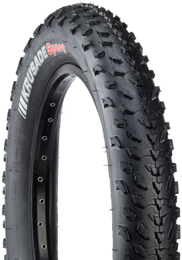 Load image into Gallery viewer, Pack of 2 Kenda Krusade Tire 20 x 4 Clincher Wire Black 60tpi Mountain Bike

