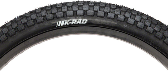 Kenda K-Rad 24x1.95 BMX Clincher Tires - Durable Wire Bead, Fast Rolling, Low Profile Tread Bundle