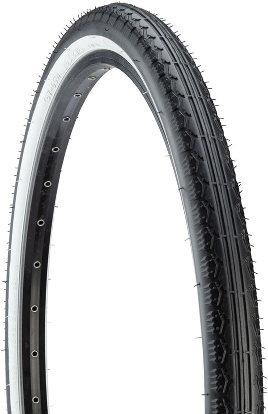 2 Pack Kenda Cruiser K130 Tire 26 x 2.125 Clincher Wire Black/White 22tpi