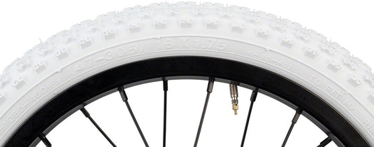 Pack of 2 Kenda K50 Tire 16 x 1.75 Clincher Wire White Reflective BMX