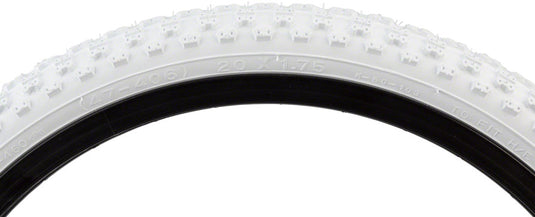 Pack of 2 Kenda K50 Tire 20 x 1.75 Clincher Wire White Reflective BMX