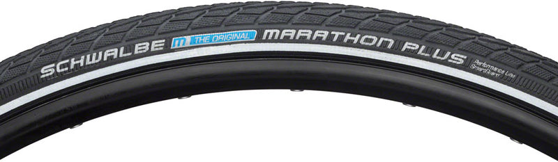 Load image into Gallery viewer, Schwalbe Marathon Plus Tires 26x2.1 Clincher Wire Black Pack of 2 Touring Hybrid
