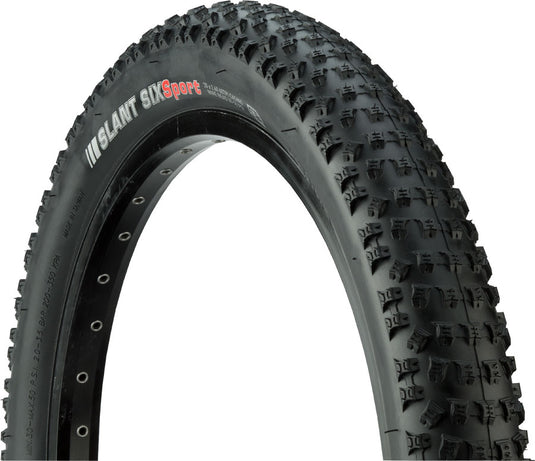 Pack of 2 Kenda Slant 6 Tire 20 x 2.6 Clincher Wire Steel Black Mountain Bike