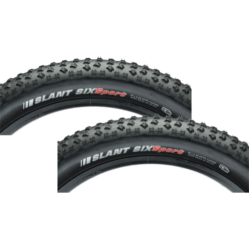 Kenda-Slant-6-Sport-Tire-20-in-2.6-Wire-TR5561PO2-Wire-Bead-Tires