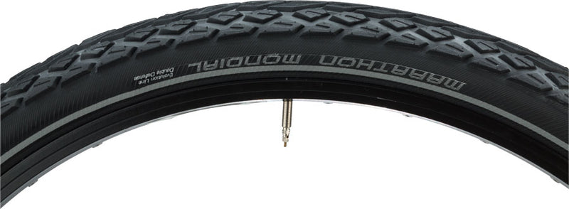 Load image into Gallery viewer, Schwalbe Marathon Mondial Tire 700 x 35 Clincher Folding Black/Reflective Evo

