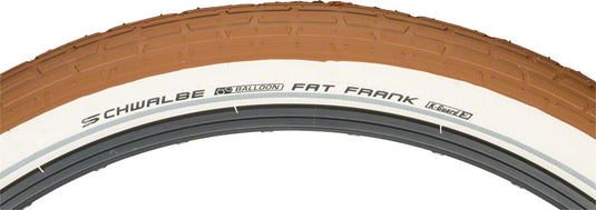 Pack of 2 Schwalbe Fat Frank Tire 26 x 2.35 Wire Brown/White Active Line