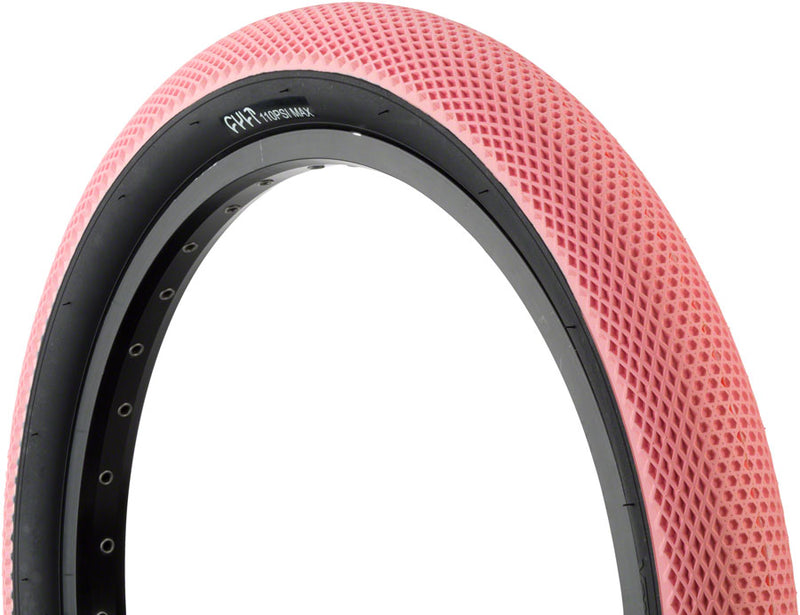 Load image into Gallery viewer, Cult x Vans Tire - 20 x 2.4, Clincher, Wire, Pink /Black
