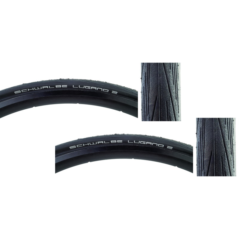 Load image into Gallery viewer, Schwalbe-Lugano-II-Tire-700c-32-Wire-TR5828PO2-Wire-Bead-Tires
