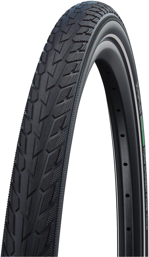 Pack of 2 Schwalbe Road Cruiser Plus Tire 700 x 40 Wire Black/Reflective