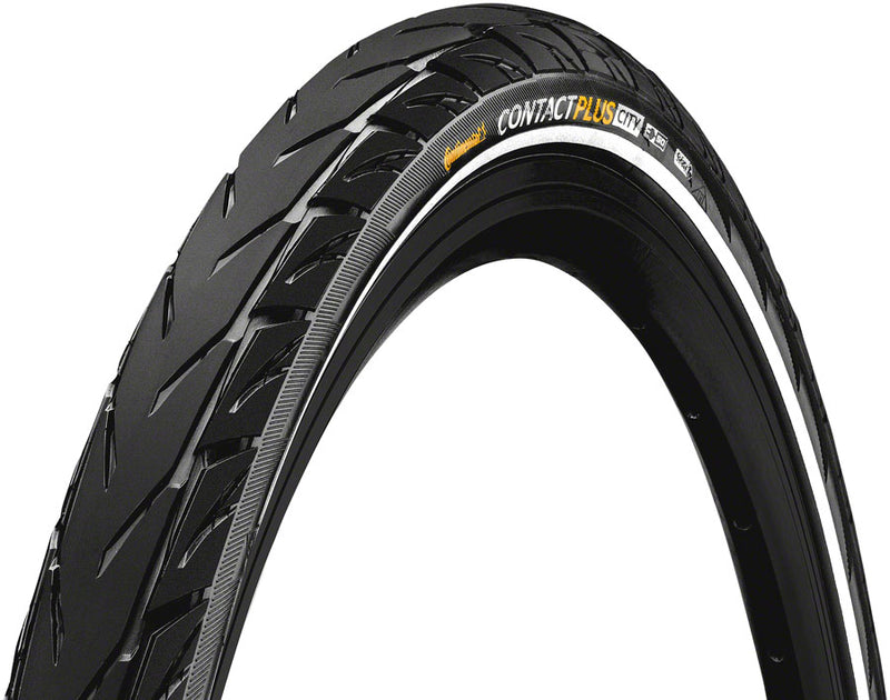 Load image into Gallery viewer, Continental-Contact-Plus-City-Tire-700c-47-28-Wire-TIRE10460-Wire-Bead-Tires
